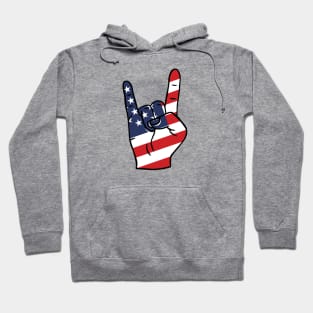 Rock On, USA Hoodie